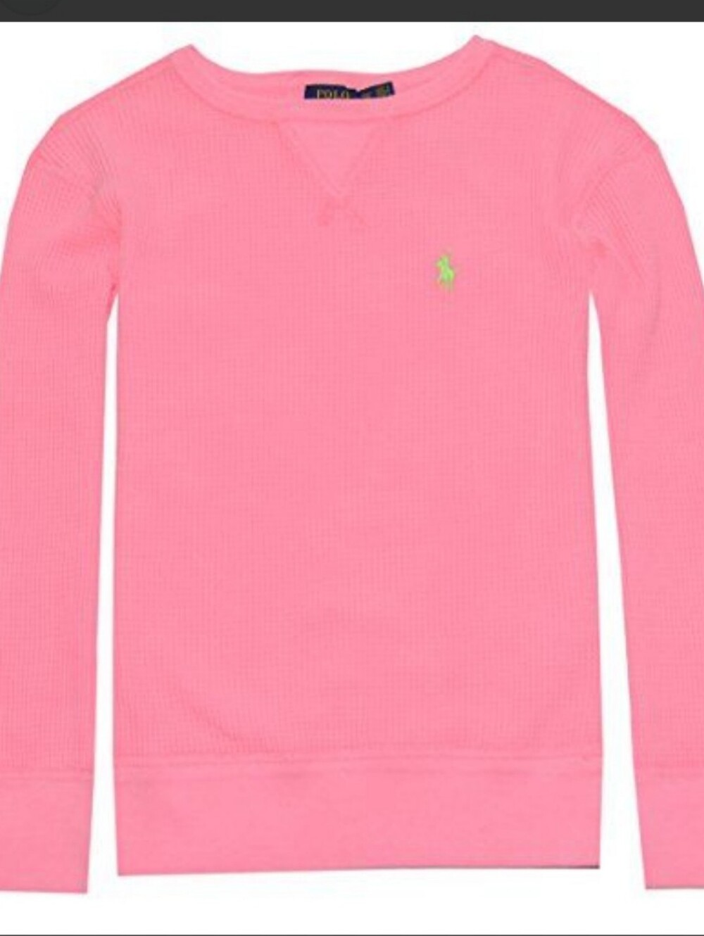 Polo Ralph Lauren Women's Waffle Knit Shirt Sz. M
